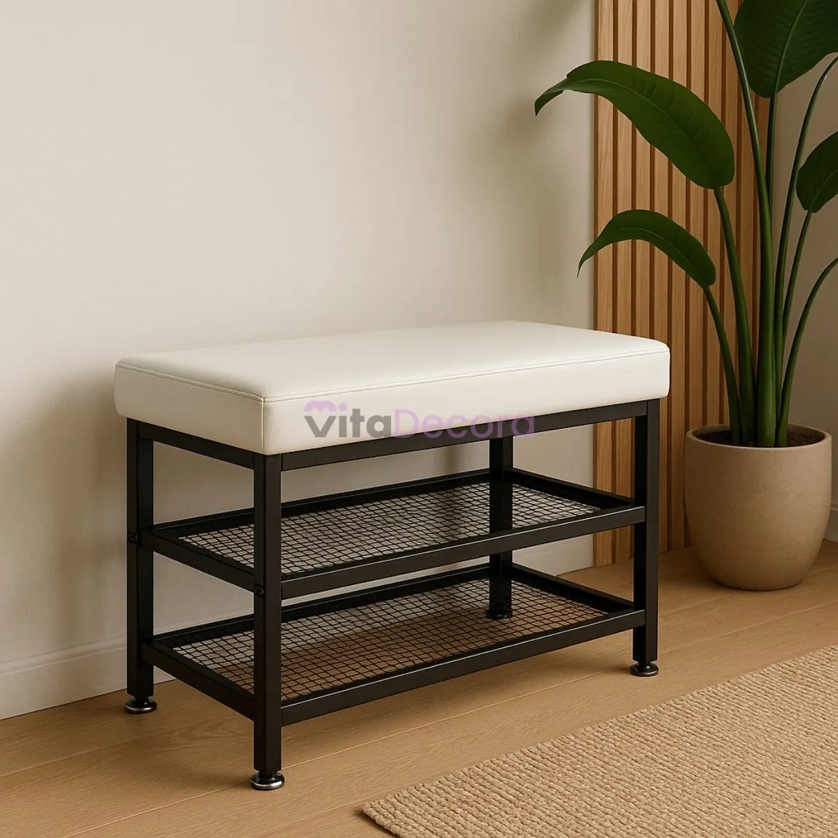 VitaHall - Banco Sapateira Premium 2 Andares [Frete Grátis]