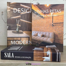 Livros Decorativos Organizadores - Conjunto com 3