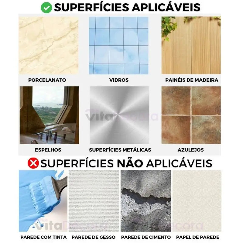 Kit Suporte Organizador em Alumínio + Adesivos ProFix - VitaAlu [FRETE GRÁTIS]