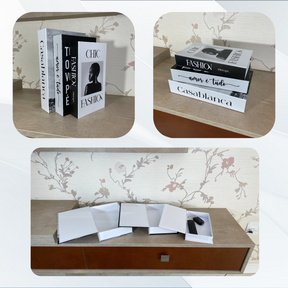 Kit Livros Decorativos Organizadores - Modelo Casablanca