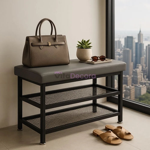 VitaHall - Banco Sapateira Premium 2 Andares [Frete Grátis]