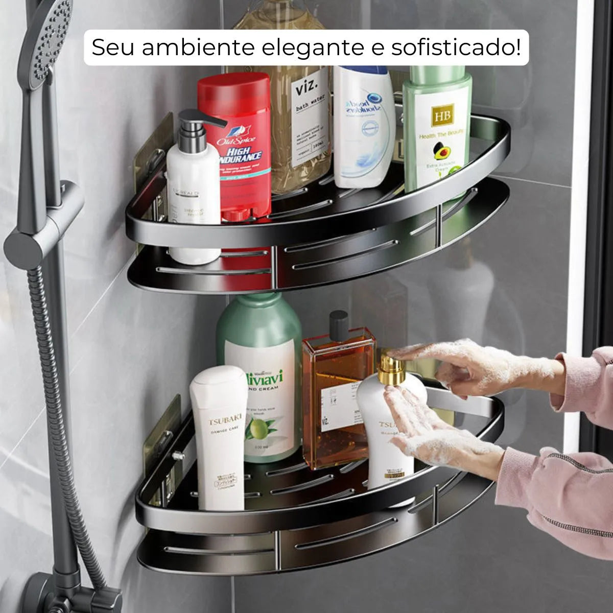 Prateleira Sem Furos ProFix™ – Alumínio Premium, Organização Fácil