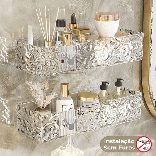 Kit Suporte Organizador em Acrílico + Adesivos ProFix de BRINDE! [FRETE GRÁTIS]