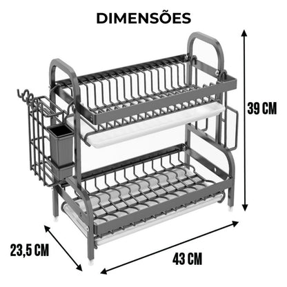 ESCORREDOR EM INOX PARA COZINHA