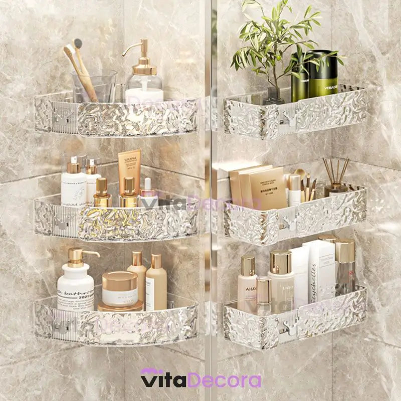 Kit Suporte Organizador Porta Shampoo + Kit Adesivos ProFix [FRETE GRÁTIS]