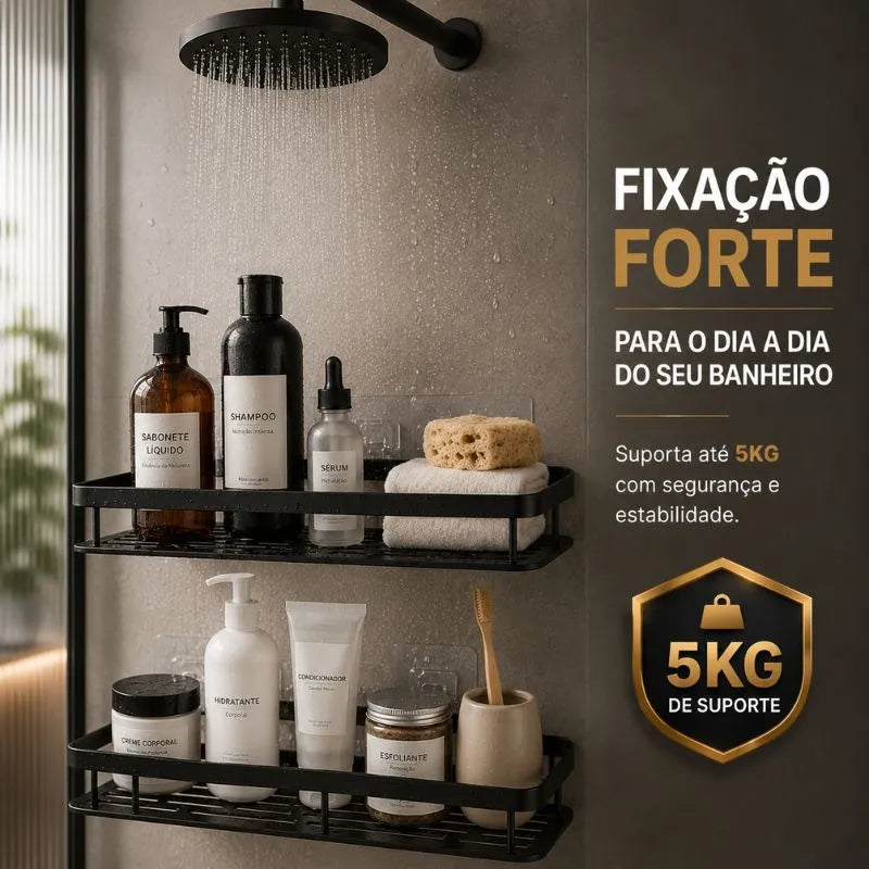 Kit Suporte Organizador em Alumínio + Adesivos ProFix - VitaAlu