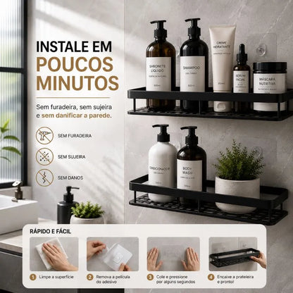 Kit Suporte Organizador em Alumínio + Adesivos ProFix - VitaAlu