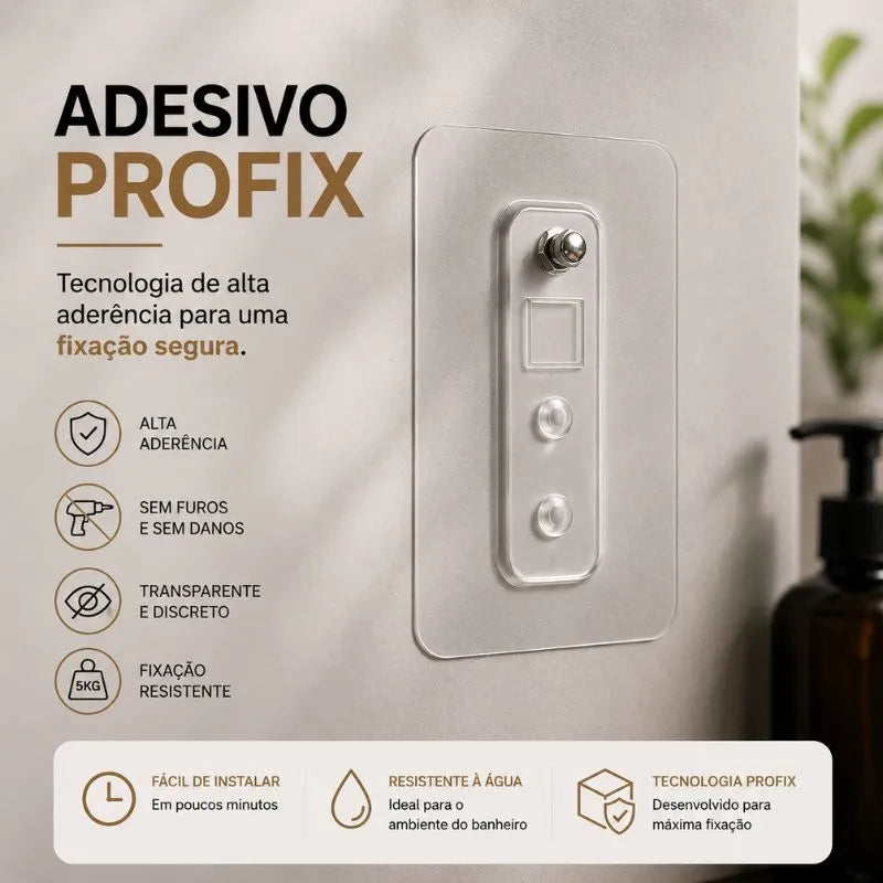 Kit Suporte Organizador em Alumínio + Adesivos ProFix - VitaAlu