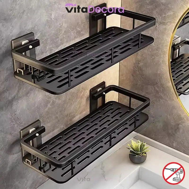 Kit Suporte Organizador em Alumínio + Adesivos ProFix - VitaAlu [FRETE GRÁTIS]