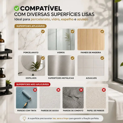 Kit Suporte Organizador em Alumínio + Adesivos ProFix - VitaAlu