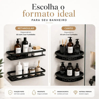 Kit Suporte Organizador em Alumínio + Adesivos ProFix - VitaAlu