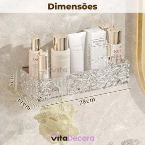 Kit Suporte Organizador Porta Shampoo + Kit Adesivos ProFix [FRETE GRÁTIS]