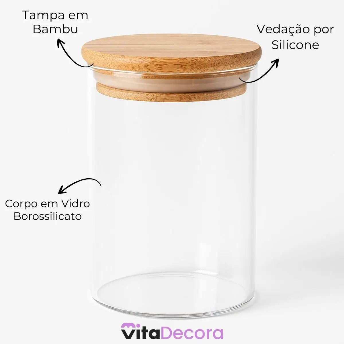 Kit 12 Porta Temperos Vidro & Bambu Premium Hermético 200ml [FRETE GRÁTIS]
