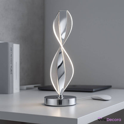 Abajur LED Mesa Design Infinito 3 Tons Bivolt Decorativo - VitaLux Decor