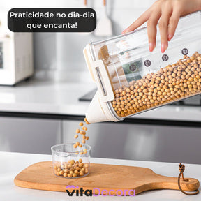 Condex 2,5L - Pote Hermético Porta Condimentos com Vedação Silicone