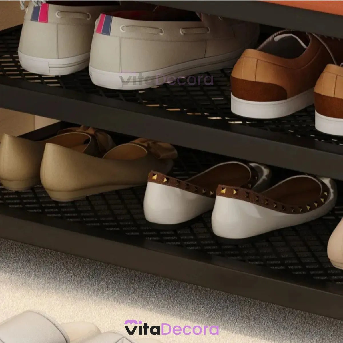 VitaHall - Banco Sapateira Premium 2 Andares [Frete Grátis]