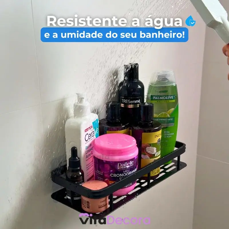 Kit Suporte Organizador em Alumínio + Adesivos ProFix - VitaAlu [FRETE GRÁTIS]
