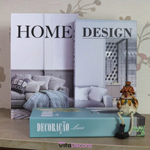 Livros Decorativos Organizadores - Conjunto com 3