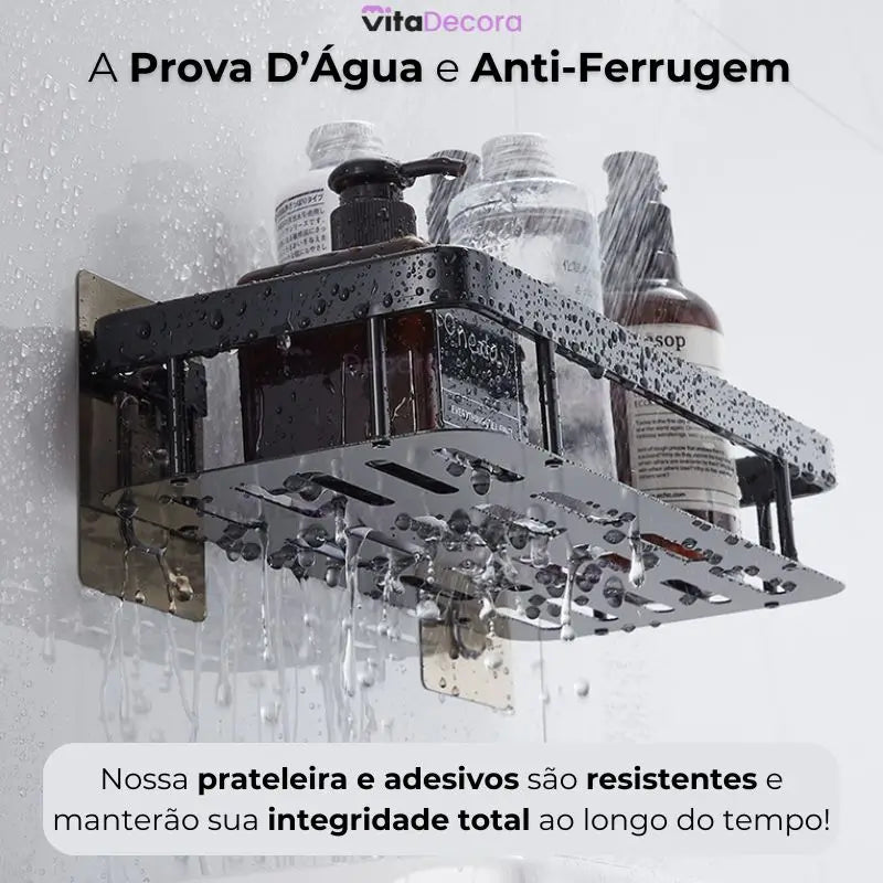 Kit Suporte Organizador em Alumínio + Adesivos ProFix - VitaAlu [FRETE GRÁTIS]