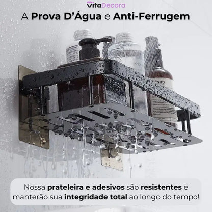 Kit Suporte Organizador em Alumínio + Adesivos ProFix - VitaAlu [FRETE GRÁTIS]