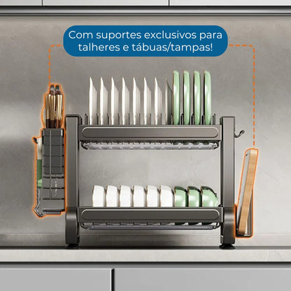ESCORREDOR EM INOX PARA COZINHA