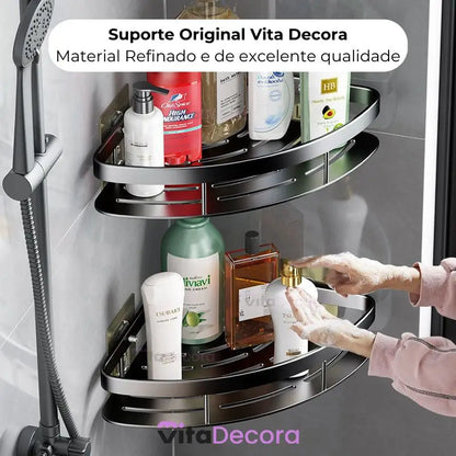 Kit Suporte Organizador em Alumínio + Adesivos ProFix - VitaAlu [FRETE GRÁTIS]