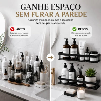 Kit Suporte Organizador em Alumínio + Adesivos ProFix - VitaAlu