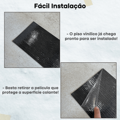 Piso Vinílico Autocolante Pvc Revestimento Adesivo Madeira 1un - Dekasa Utilidades