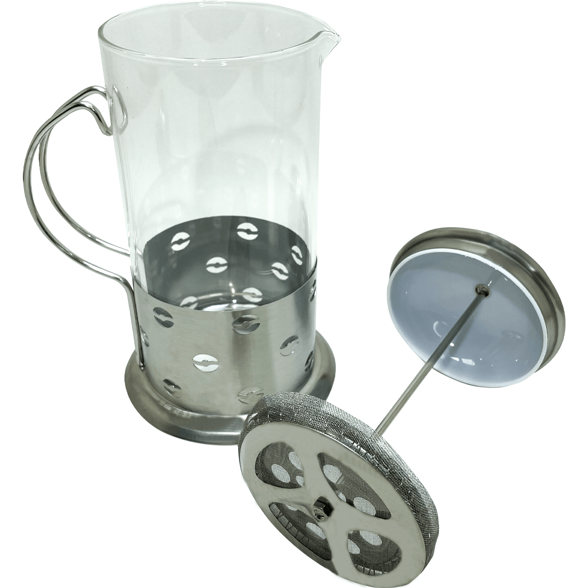 Cafeteira Prensa Francesa 600ml Aço Inox Grãos - Dekasa Utilidades