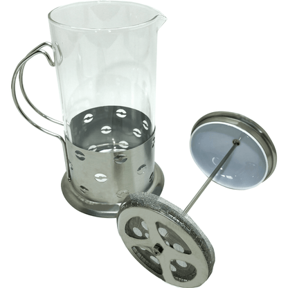 Cafeteira Prensa Francesa 600ml Aço Inox Grãos - Dekasa Utilidades