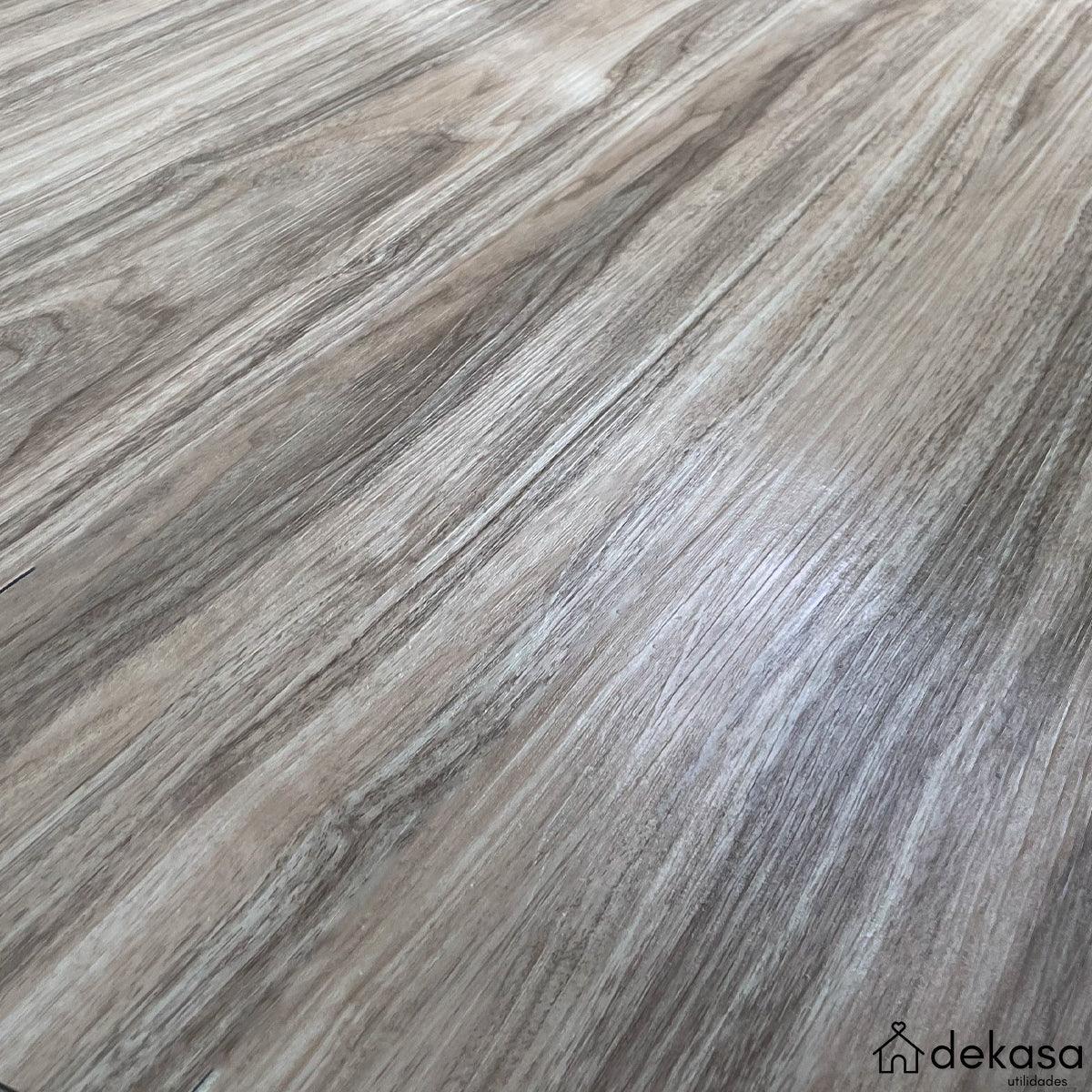 Piso Vinílico Autocolante Pvc Revestimento Adesivo Madeira 5m² - Dekasa Utilidades