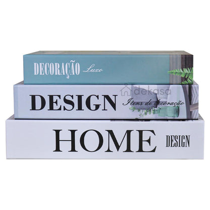 Livro Falso Decorativo Modelo Home 01 - Dekasa Utilidades