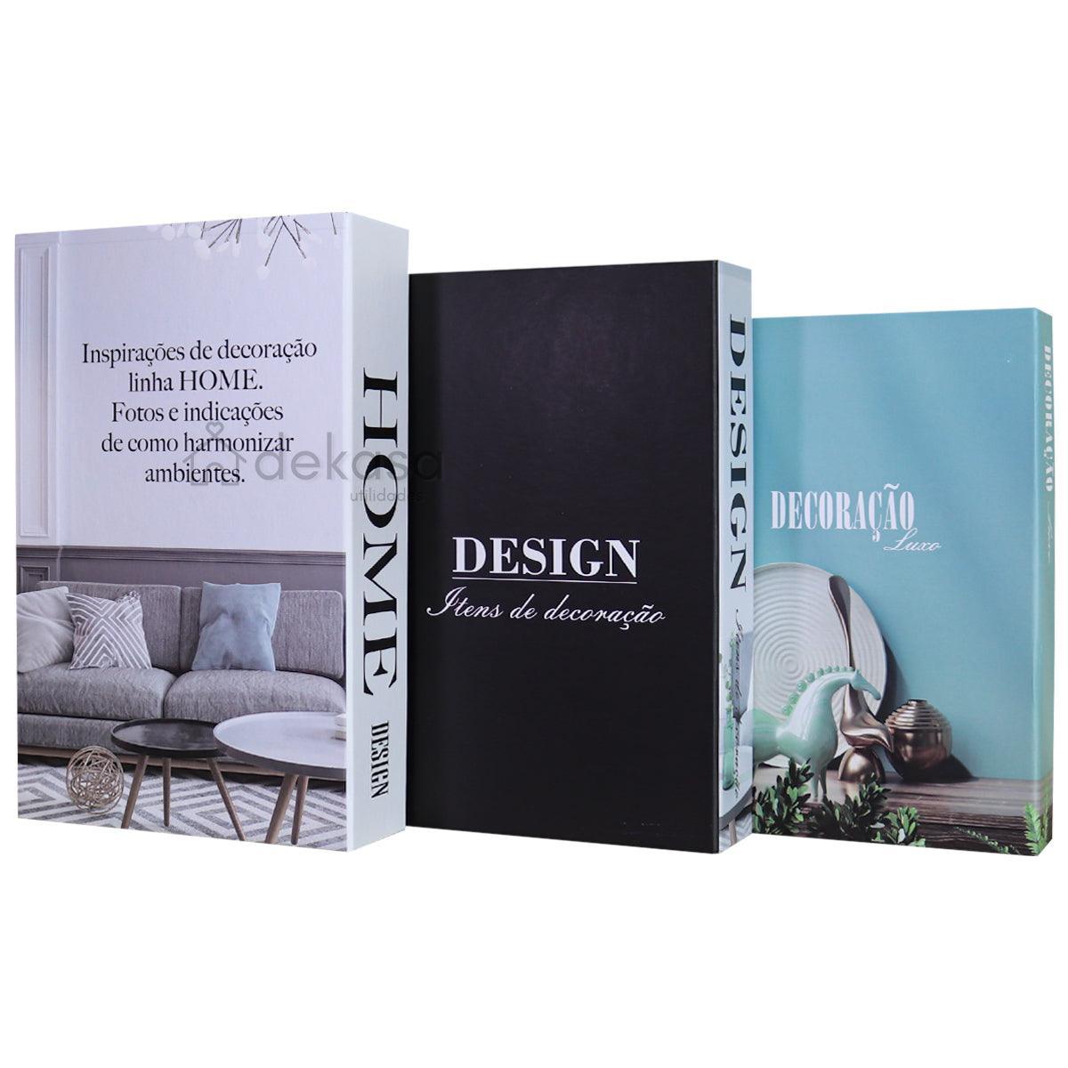 Livro Falso Decorativo Modelo Home 01 - Dekasa Utilidades