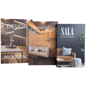 Livros Caixa Decorativo Grande Luxo - Design Moderno - Dekasa Utilidades