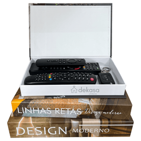 Livros Caixa Decorativo Grande Luxo - Design Moderno - Dekasa Utilidades