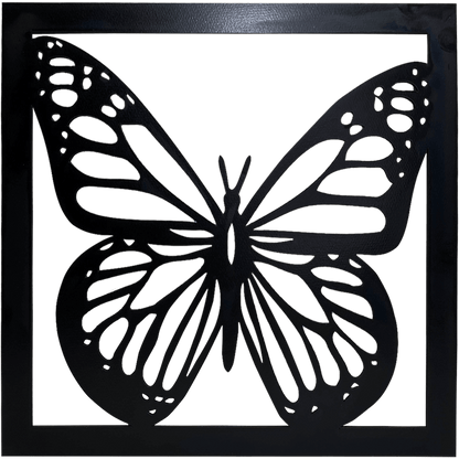 Kit 4 Quadros Decorativos Vazados Preto MDF 3mm c/ Dupla Face - Dekasa Utilidades