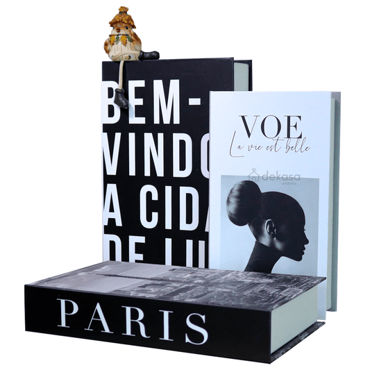 Livro Falso Decorativo Modelo Bem-Vindo New York - Dekasa Utilidades