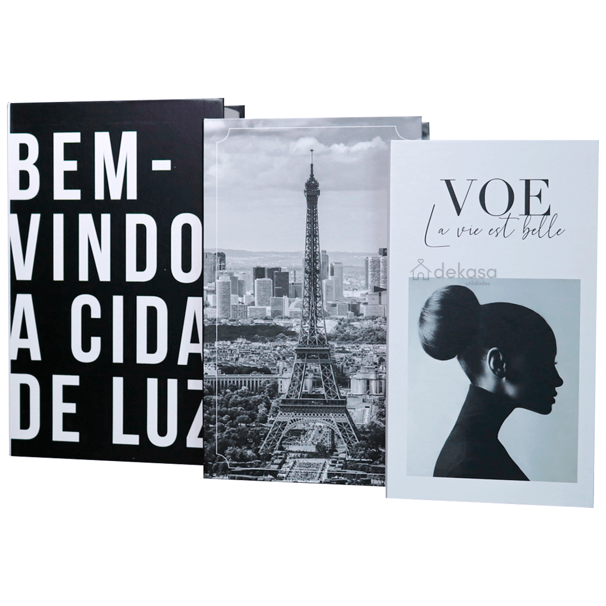 Livro Falso Decorativo Modelo Bem-Vindo New York - Dekasa Utilidades