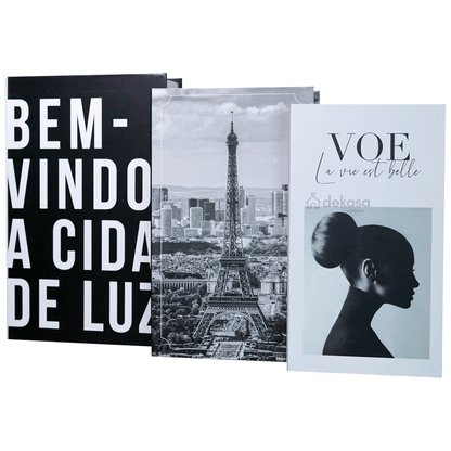 Livro Falso Decorativo Modelo Bem-Vindo New York - Dekasa Utilidades
